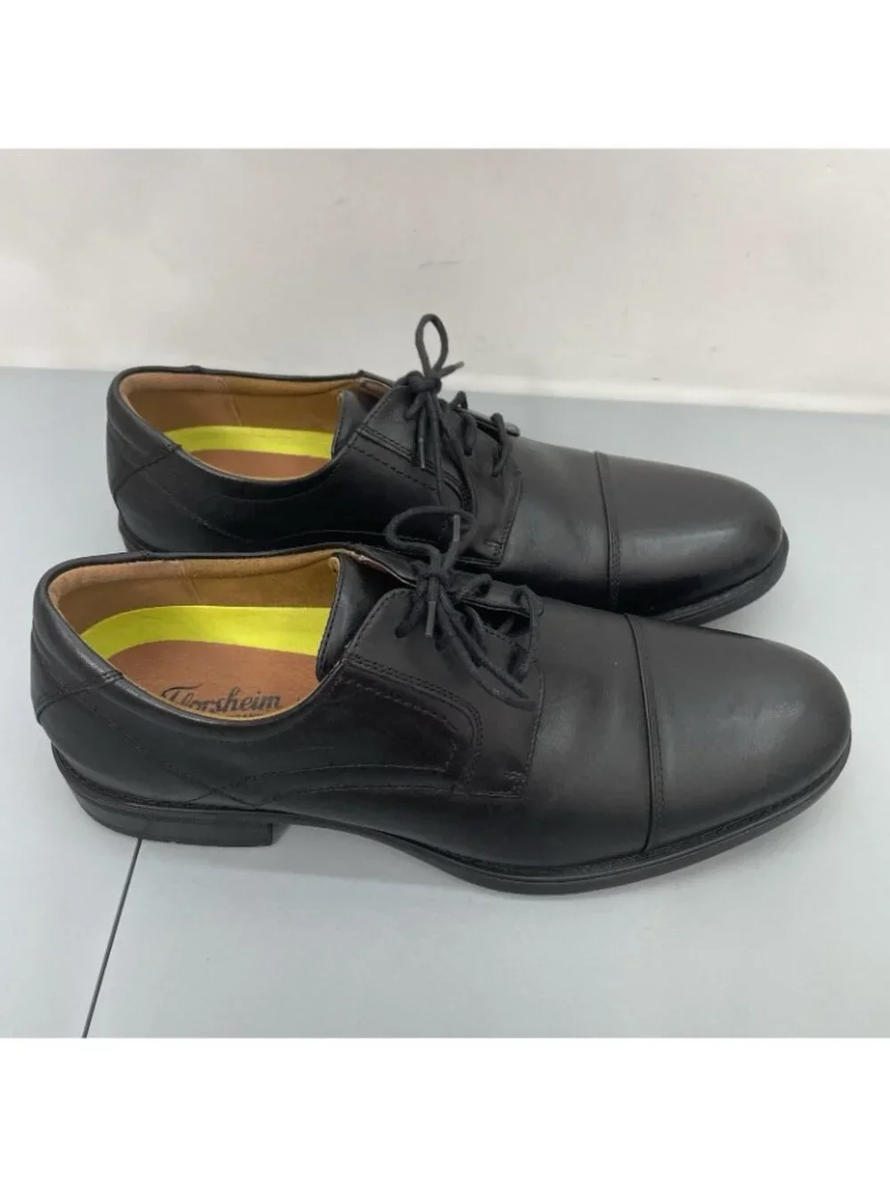 Florsheim Midtown Cap Toe Oxfords Dress Shoes Leather Black Mens 12 D